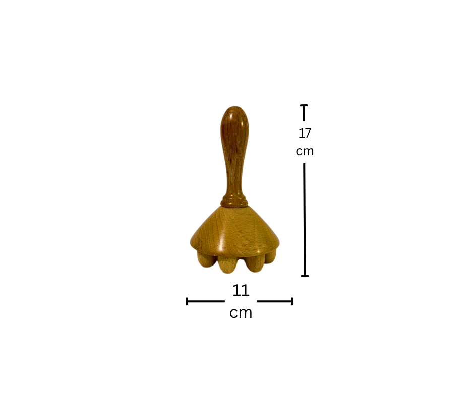 Wooden Multi-Point Massage Tool
