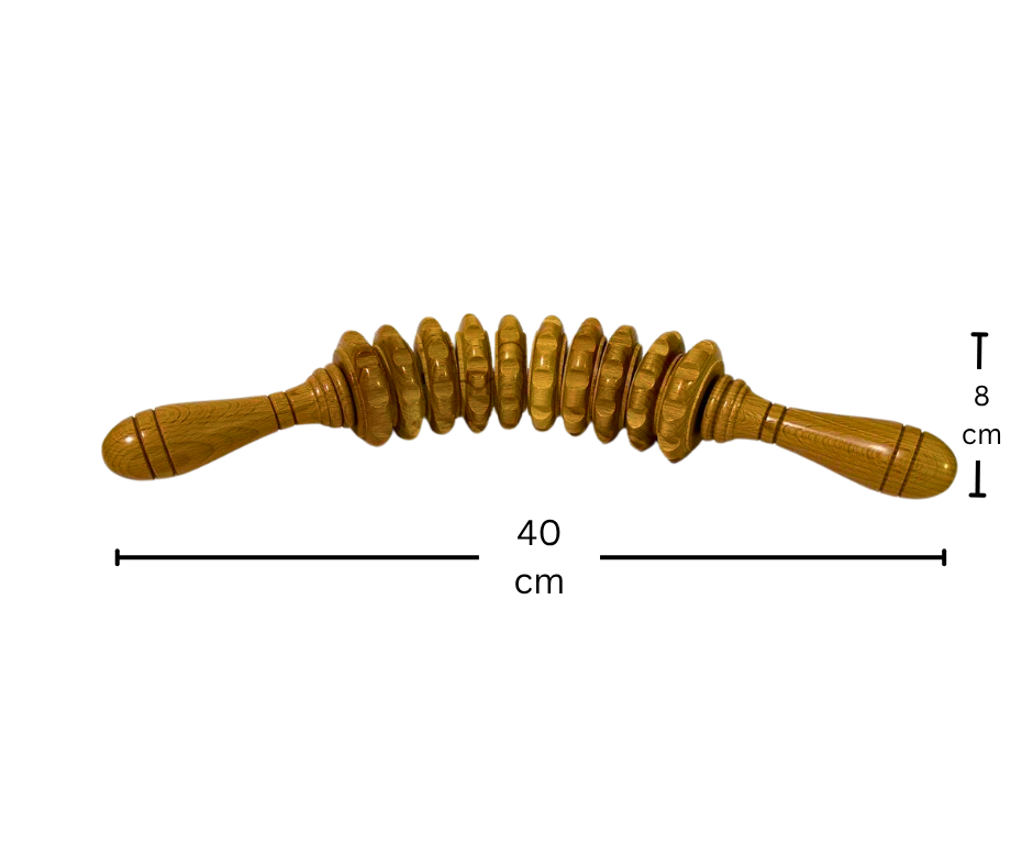 Curved Wooden Roller Massager