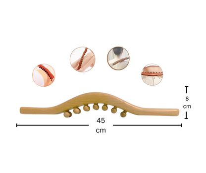 .Wooden Massage Set of (12 pieces)