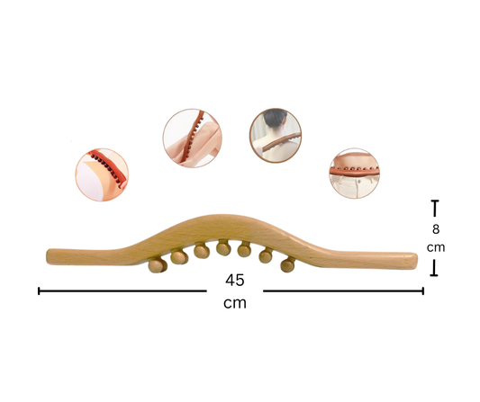 .Wooden Massage Set of (12 pieces)