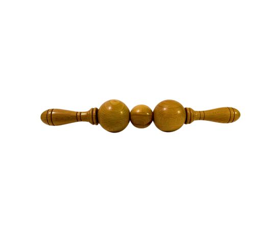 3-Ball Wooden Body Massager