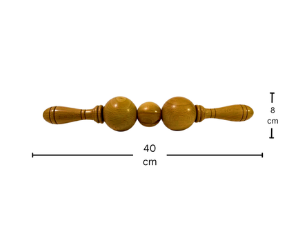 3-Ball Wooden Body Massager