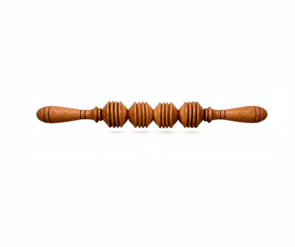4-Roller Wooden Body Massager