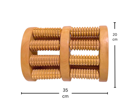Wooden Foot Massage Roller