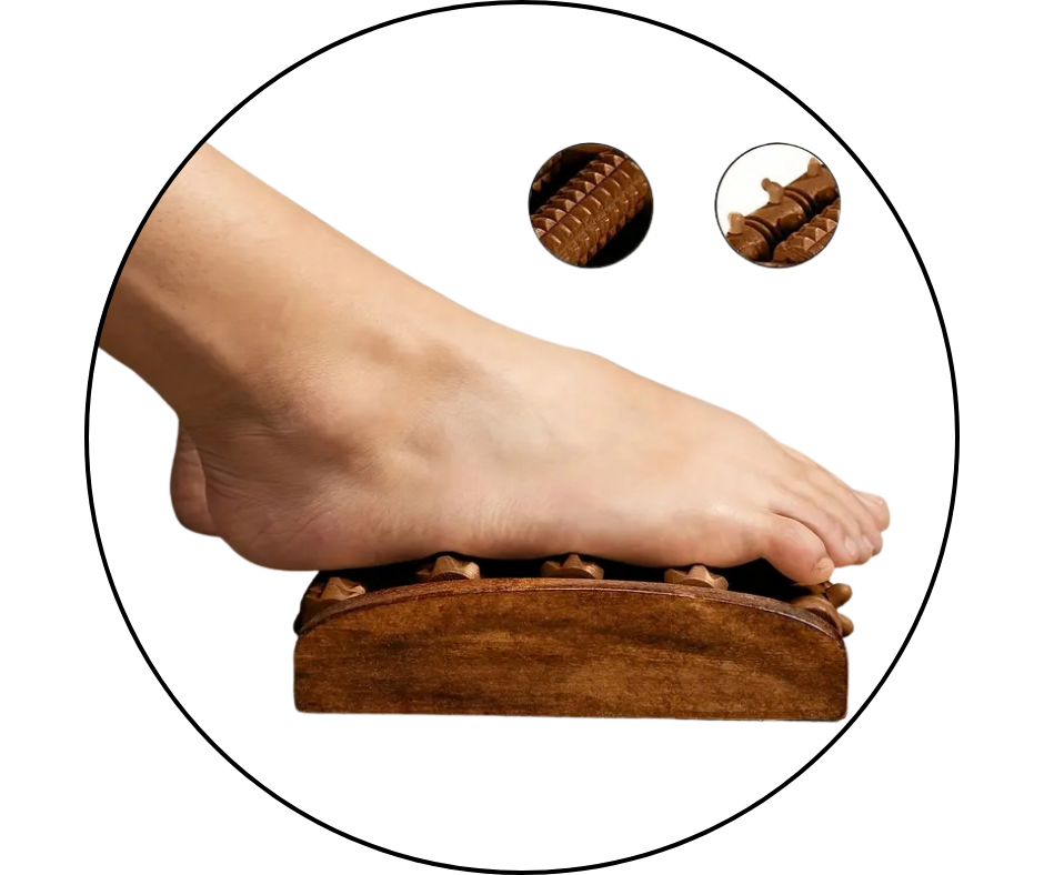 Wooden Foot Massage Roller